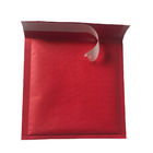 Красный отправитель пузыря Kraft дюйма микрона 6*10 уплотнения 120 собственной личности проложенного конверта воздуха