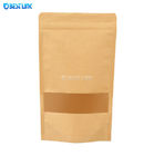 Изготовленные на заказ бумажные мешки Kraft фольги качества еды мешка положения кофе Kraft размера